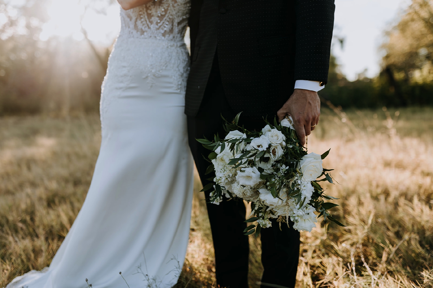 Bride and Groom Portraits on Wedding Day at Romantic Church Hall Wedding in San Antonio, Texas | Central Texas Floral Designer | Reiley and Rose