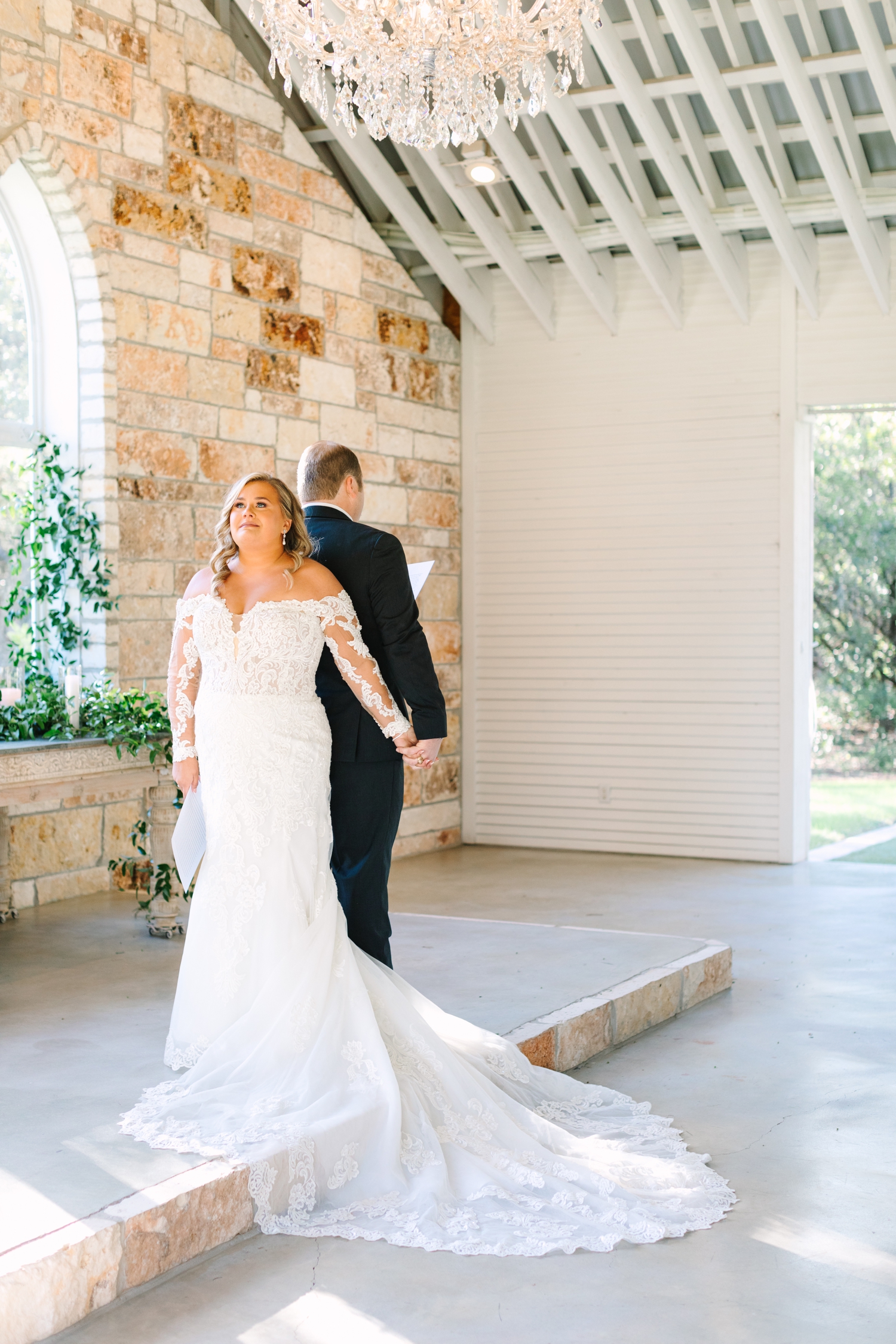 Bold and colorful wedding day with velvet bridesmaids dress at the Chandelier of Gruene in New Braunfels, TX | Reiley + Rose