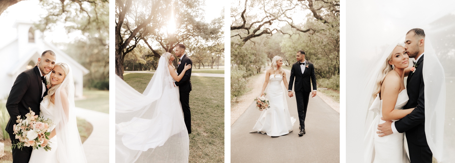 Bride and Groom on Wedding Day at the Chandelier of Gruene | Creating a Wedding Ceremony Unique to You | Central Texas Floral Wedding Designer | Reiley + Rose
