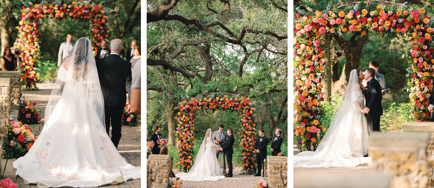 Vibrant, Flower-Filled Wedding Day at Camp Lucy | Pink Colorful Wedding Day | Central Texas Wedding Floral Designer | Reiley and Rose