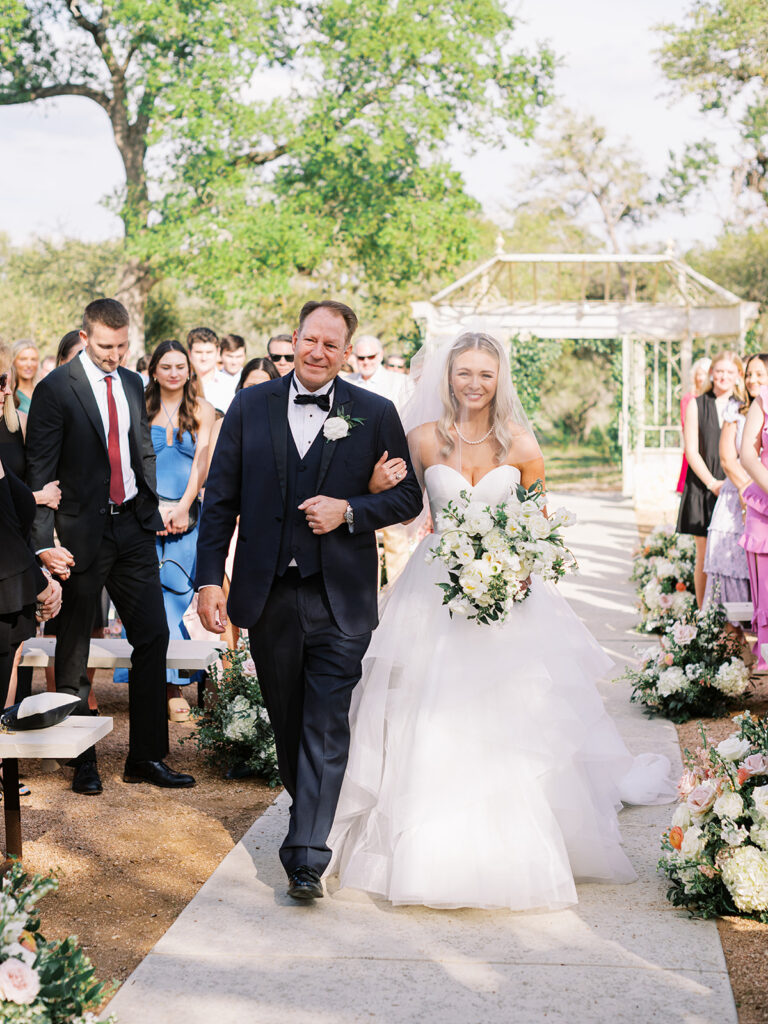 bride and father of bride