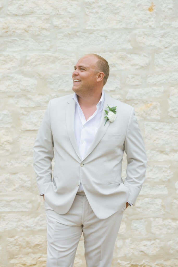 groom headshot smiling