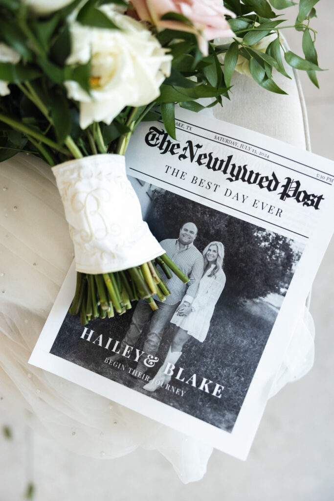 bridal bouquet with newspaper why you need to hire a wedding planner