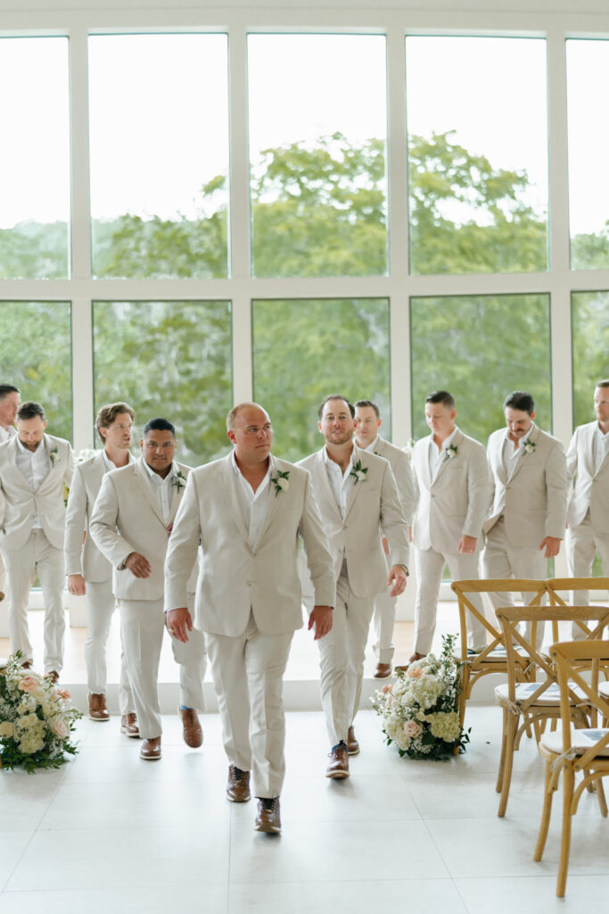 groom and his guys hire a wedding planner
