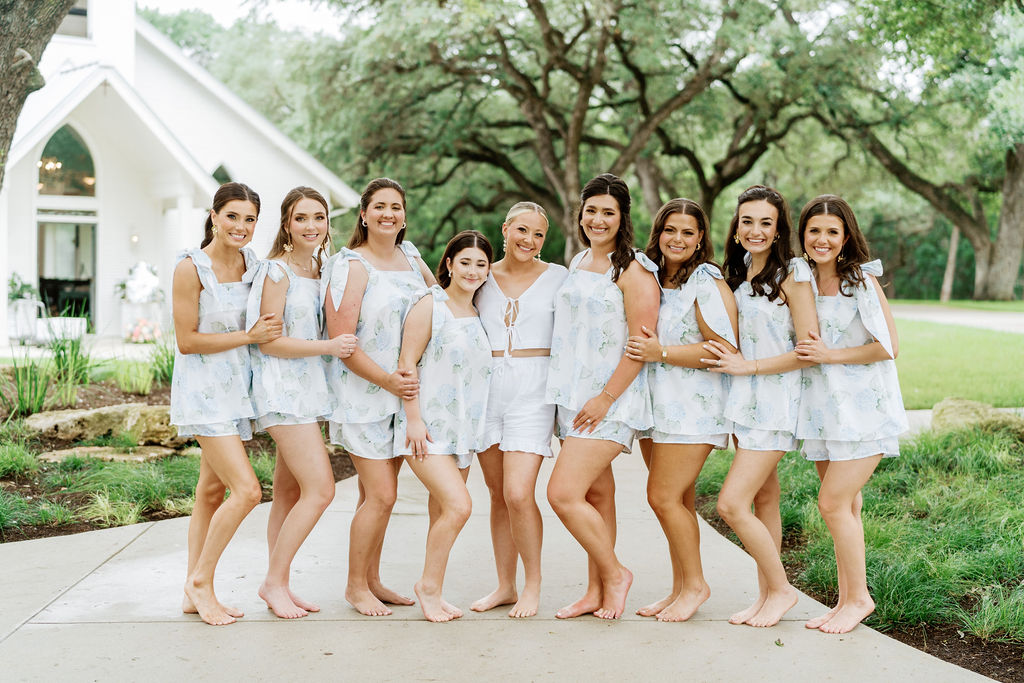 colorful gruene wedding