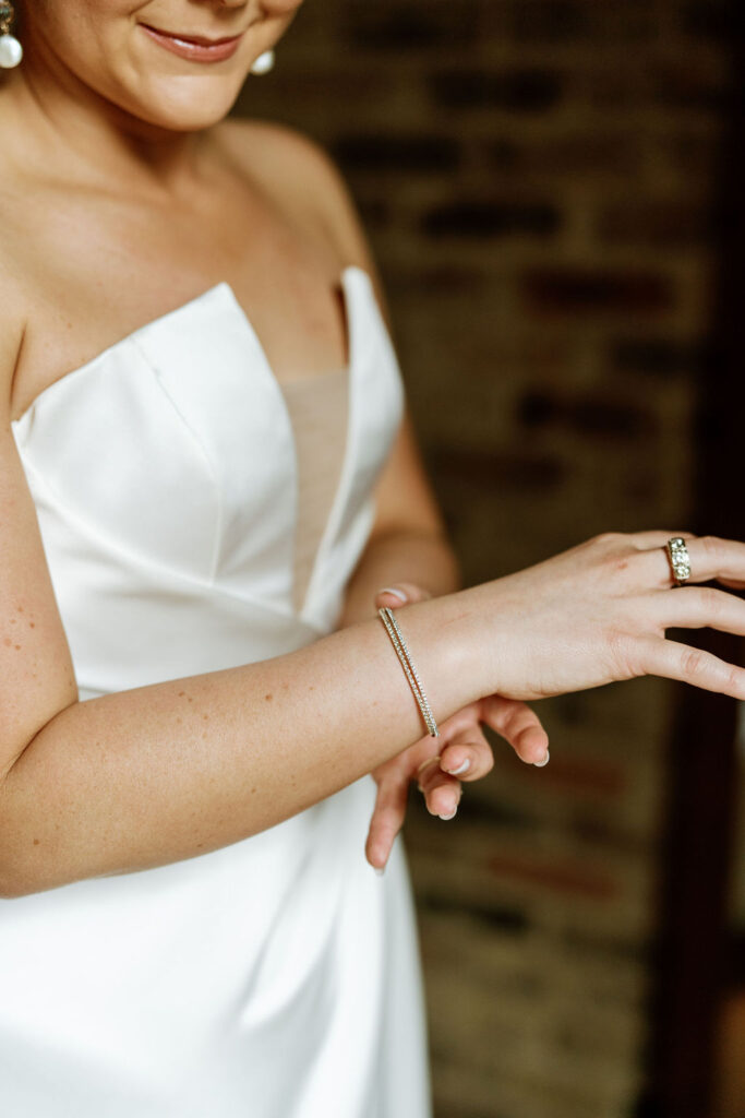 colorful gruene wedding bride