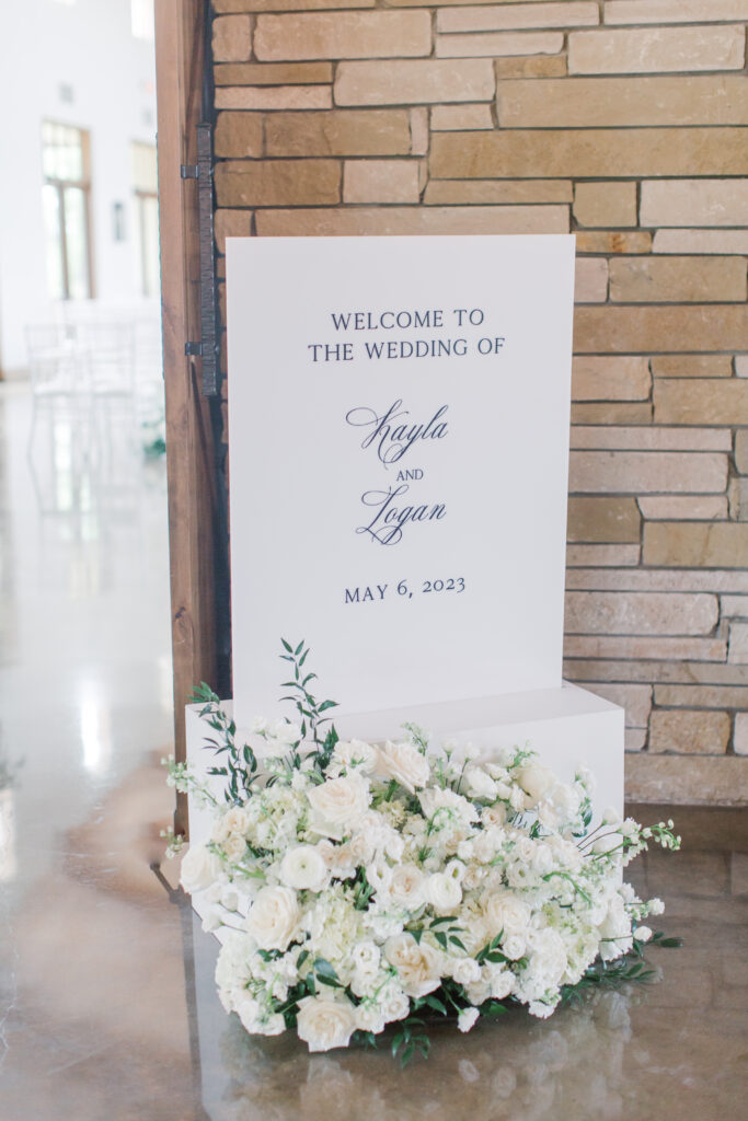 wedding welcome sign
