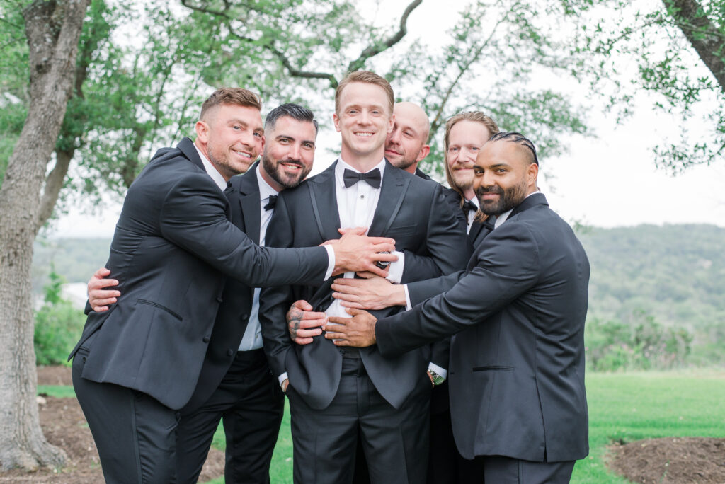 groom and groomsmen
