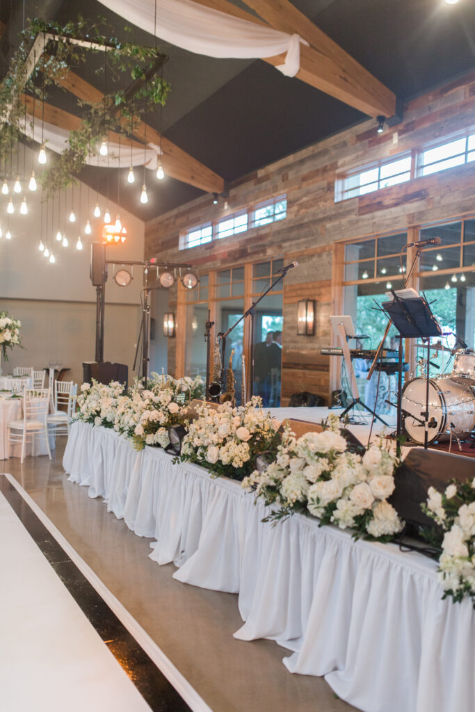 stage flowers wedding
floral filled wedding