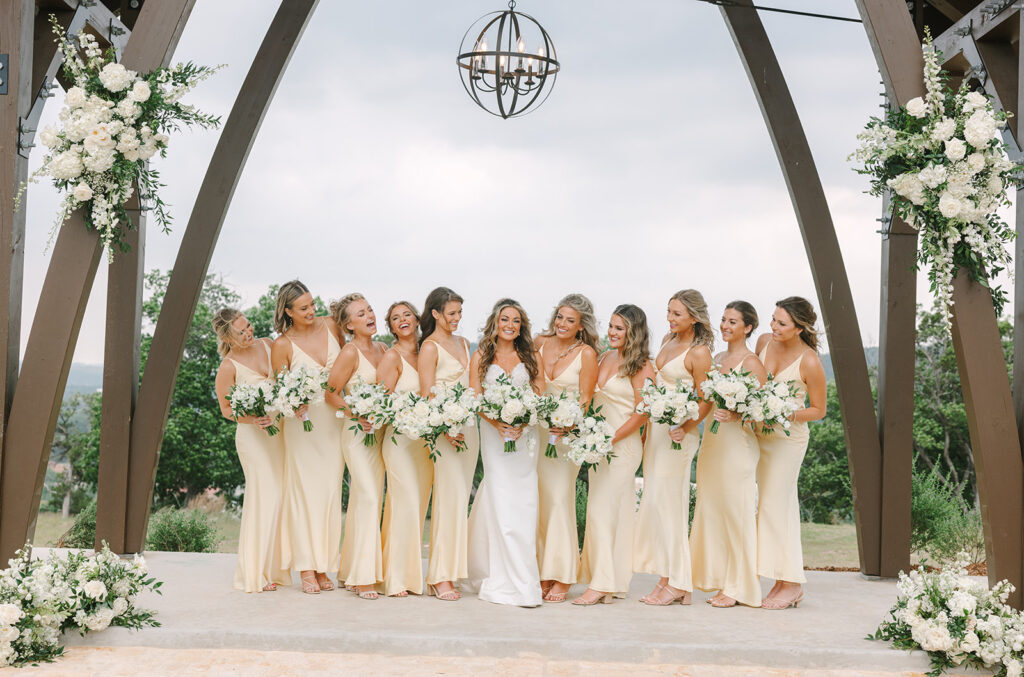 bridal party Spring Hill Country Wedding Day Willow Ridge
Hill Country Wedding Day