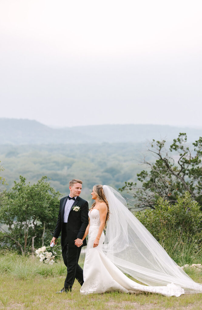 hill country wedding venue
bride and groom
