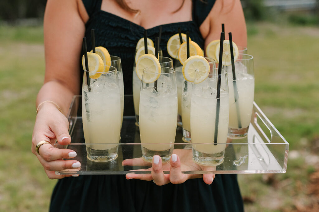 cocktails after ceremony
Hill Country Wedding Day