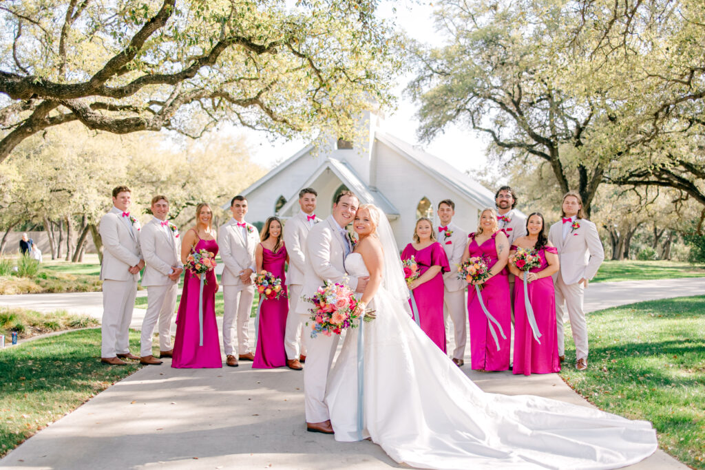 bridal bouquet, wedding flowers, vibrant wedding flowers bridal party