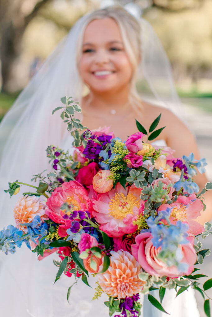 bridal bouquet, wedding flowers, vibrant wedding flowers spring wedding florals