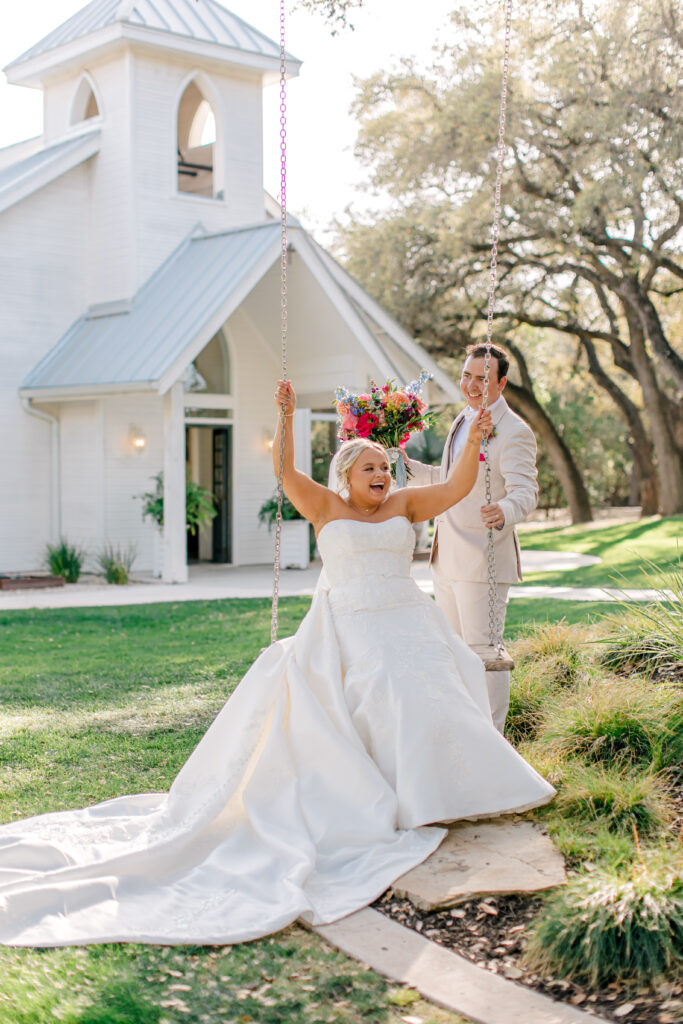 wedding chapel swing