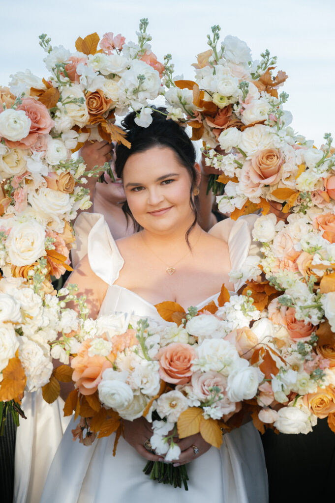 fall flowers, bridal bouquet