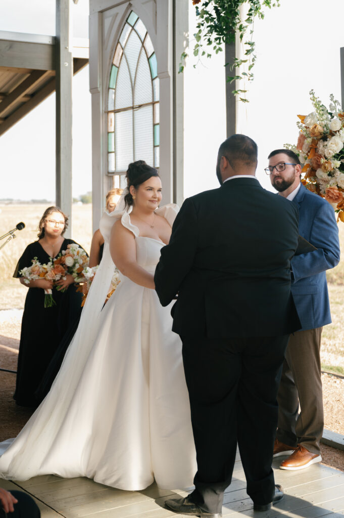 Fall Wedding at The Allen Farmhaus, chapel at allen farmhaus