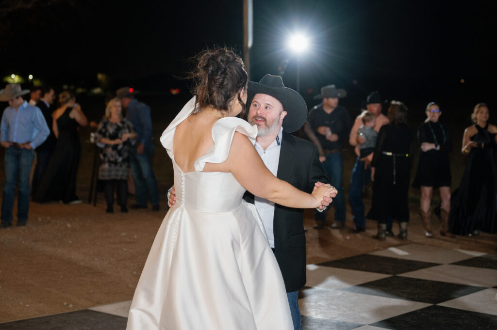 bride dancing