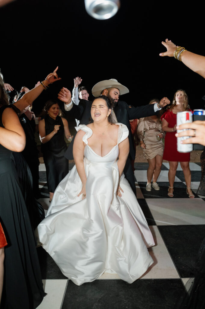 bride dancing