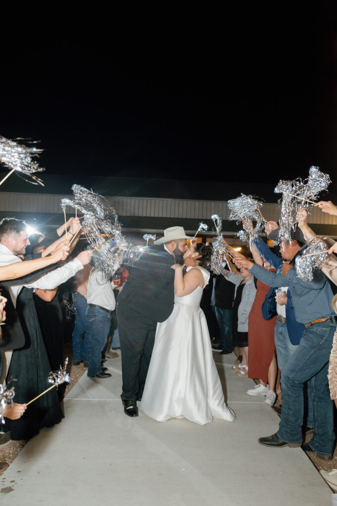 Fall Wedding at The Allen Farmhaus, grand exit