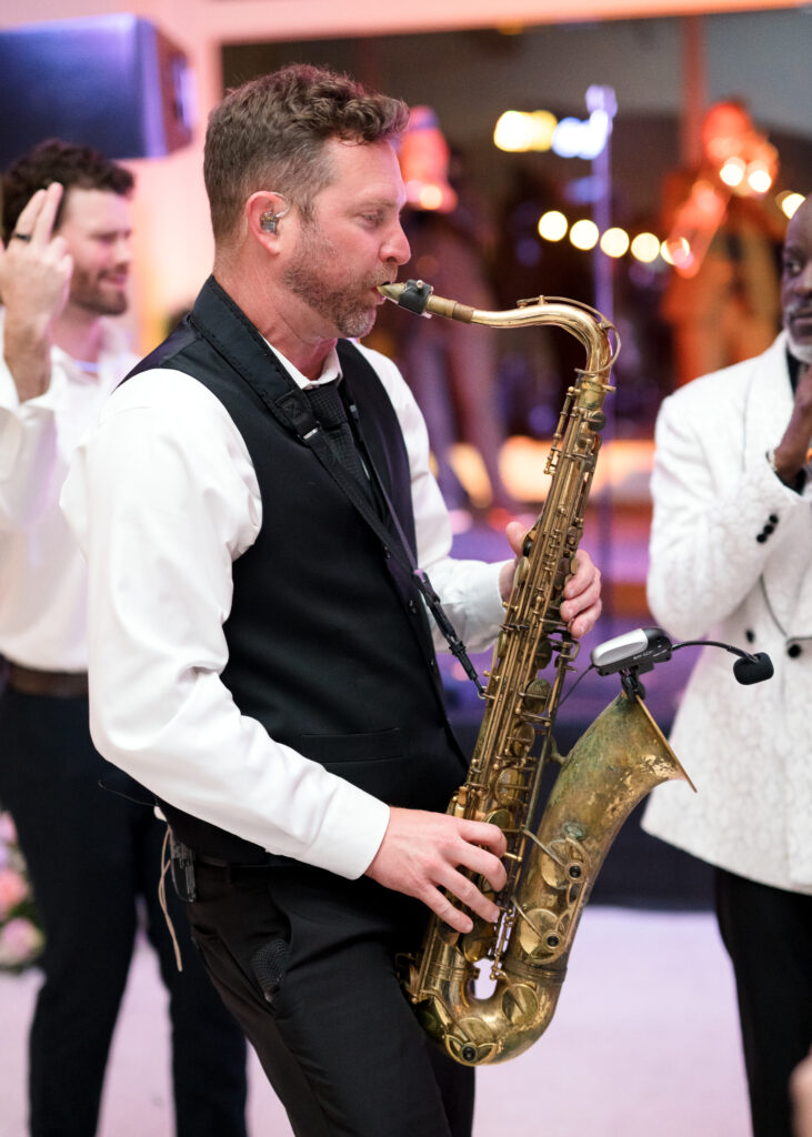 wedding saxophone player

