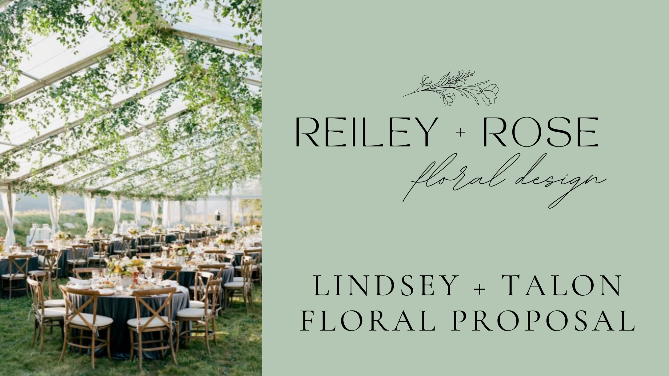 Screenshot of actual Reiley + Rose proposal