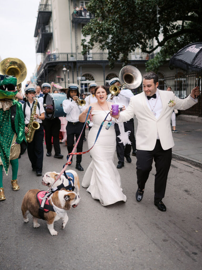 Second line with dogs