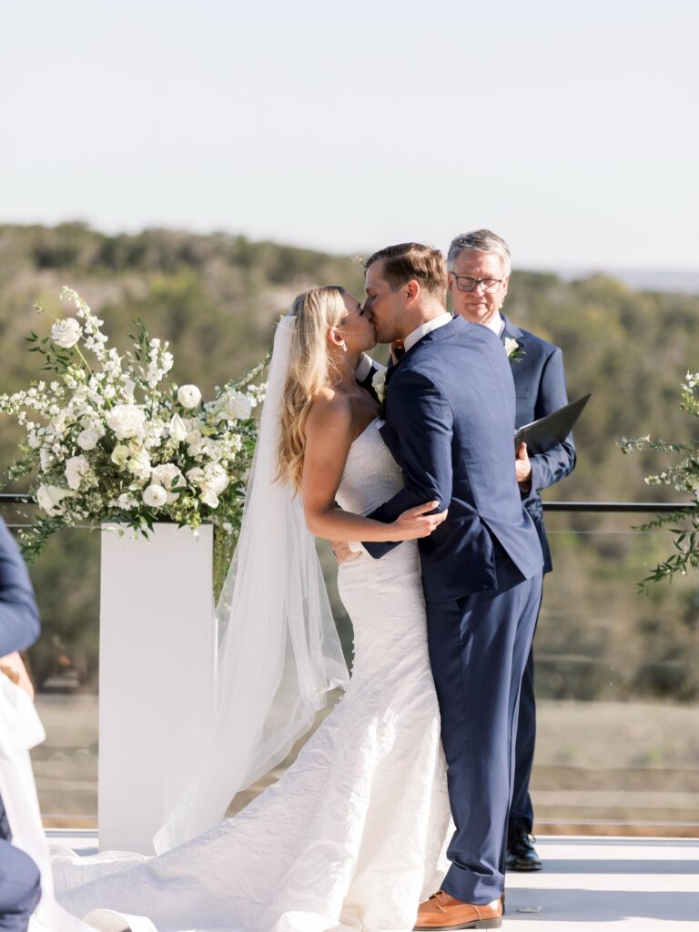 Ceremony view at the Videre Estate